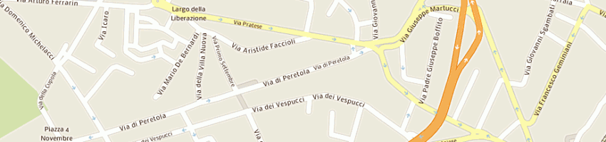 Mappa della impresa cinzia pelletterie di passeri marco e c sas a FIRENZE
