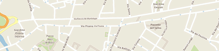 Mappa della impresa fotocomposizione fiorentina a FIRENZE