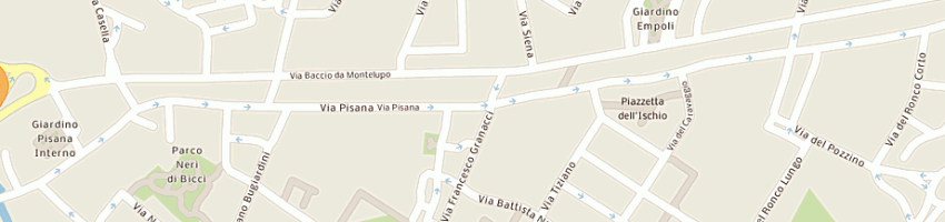 Mappa della impresa autoscuola la svolta di cerreto francesca a FIRENZE