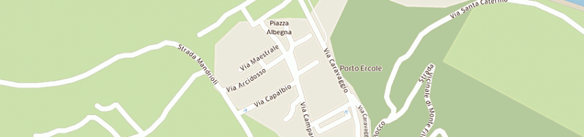 Mappa della impresa grandin claudio a MONTE ARGENTARIO