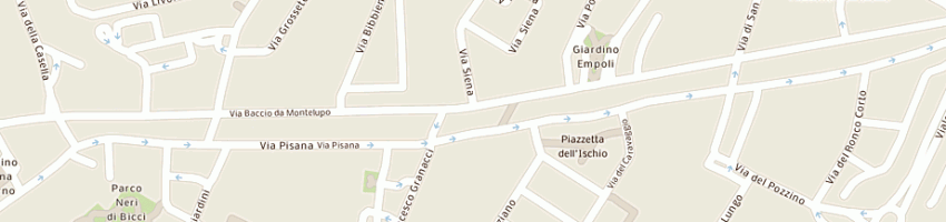 Mappa della impresa campigli e gorfini snc a FIRENZE
