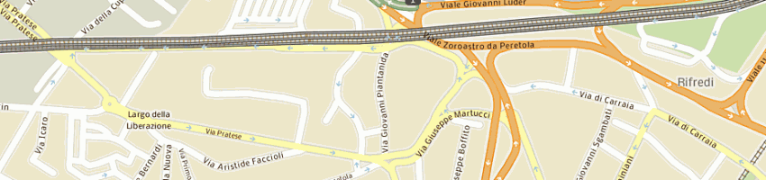 Mappa della impresa prominent italiana srl a FIRENZE