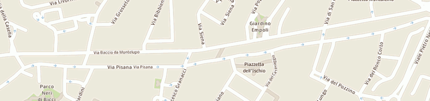 Mappa della impresa bsl commerciale srl a FIRENZE