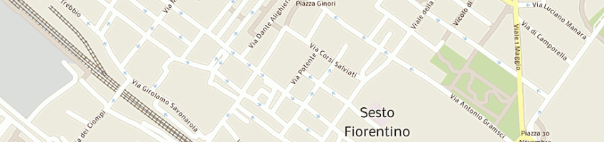 Mappa della impresa engy e sara snc di amasha ali abdou a SESTO FIORENTINO