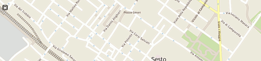 Mappa della impresa vannucci assicurazioni sas di vannucci e cerbai franca a SESTO FIORENTINO