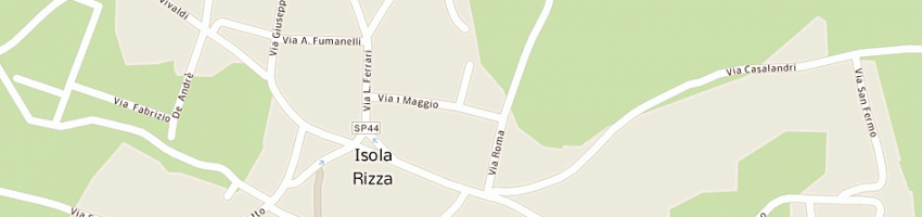 Mappa della impresa caccia macchine di guarnieri ivana e c sas a ISOLA RIZZA
