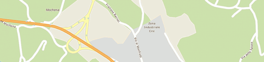 Mappa della impresa avisio servizi srl a PERGINE VALSUGANA