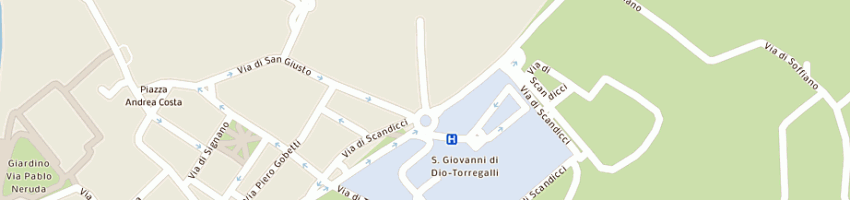 Mappa della impresa proservice di scarpelli paolo a FIRENZE