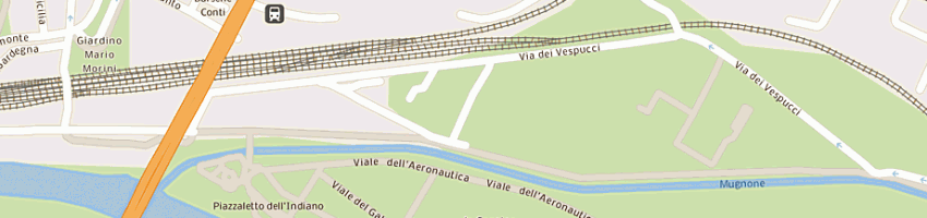 Mappa della impresa centro ippico toscano a FIRENZE
