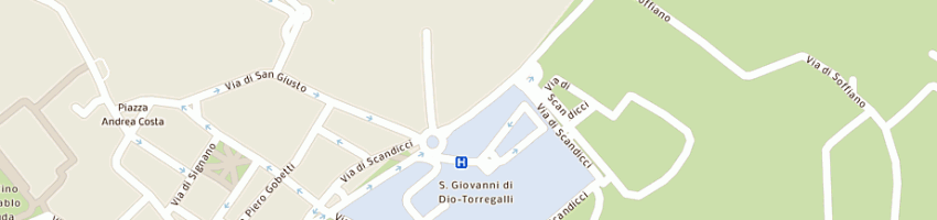 Mappa della impresa centrofoto 5 srl a FIRENZE