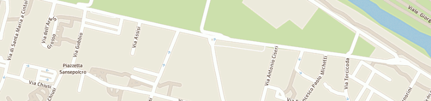 Mappa della impresa unione polisportiva isolotto a FIRENZE