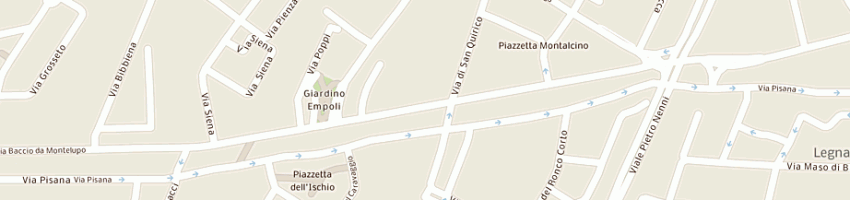 Mappa della impresa pong srl a FIRENZE