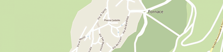 Mappa della impresa valler costruzioni (snc) a FORNACE
