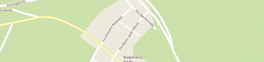 Mappa della impresa poste italiane-ente pubblico economico a BORGOFRANCO SUL PO