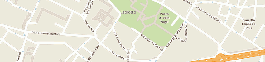 Mappa della impresa alidori rappresentanze snc di alidori cristiano e c a FIRENZE