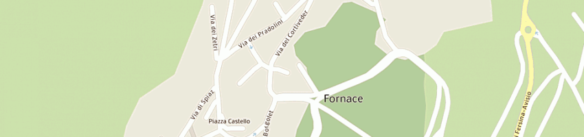 Mappa della impresa euro porfidi (spa) a FORNACE