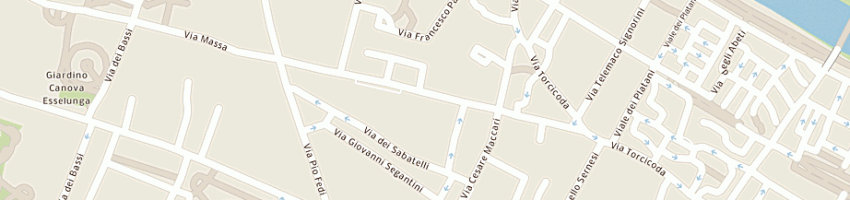 Mappa della impresa vistacenter a FIRENZE
