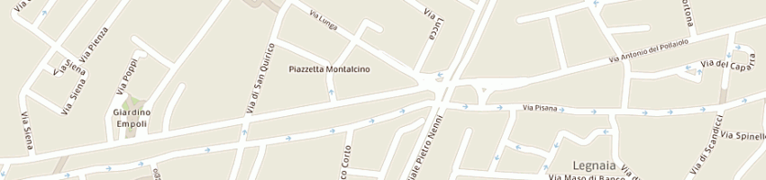 Mappa della impresa linoleum gomma zanaga srl a FIRENZE