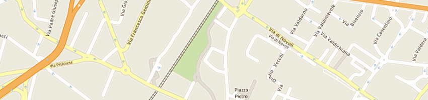 Mappa della impresa colorificio zetagi spa a FIRENZE
