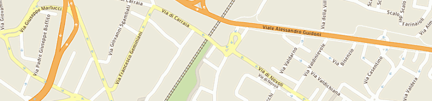 Mappa della impresa lp distribuzione srl a FIRENZE
