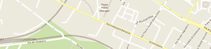 Mappa della impresa itelli e schicchio snc a FIRENZE