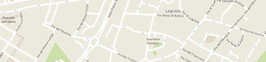 Mappa della impresa istituto di wu-shu della citta' di firenze a FIRENZE