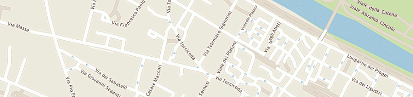 Mappa della impresa cambi piero impianti elettrici a FIRENZE