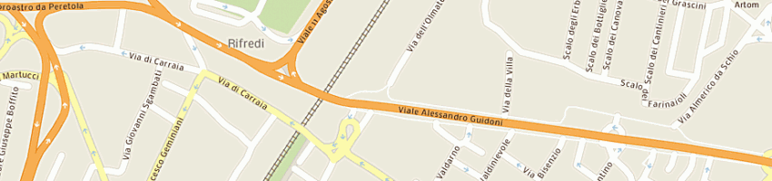 Mappa della impresa corradossi monica a FIRENZE