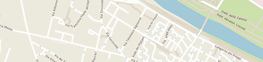 Mappa della impresa banchi sergio a FIRENZE