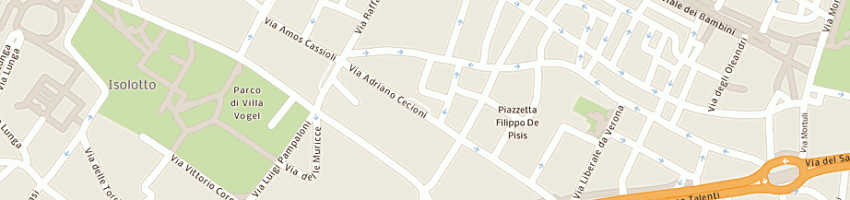 Mappa della impresa l'affare sas di frastagli fabio e c a FIRENZE