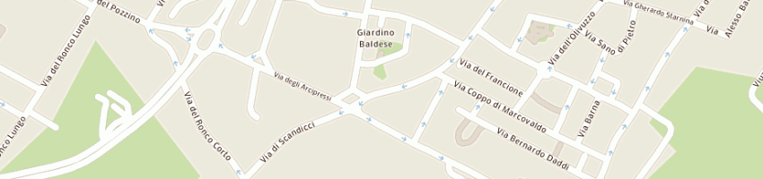 Mappa della impresa nenci giuseppe a FIRENZE