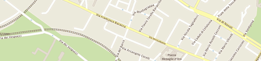 Mappa della impresa signori carla a FIRENZE