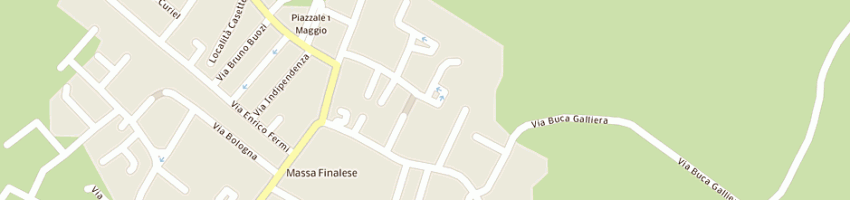Mappa della impresa azienda agricola boccaccine di preti matteo e preti mario ss a FINALE EMILIA