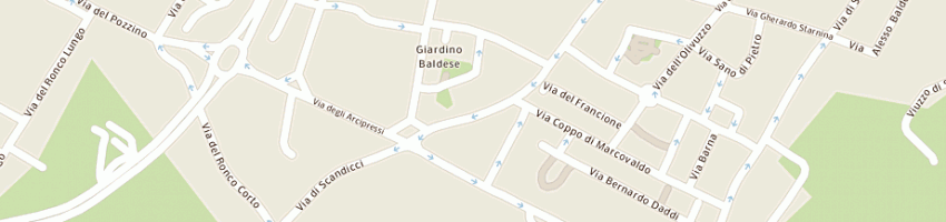 Mappa della impresa mp communication a FIRENZE