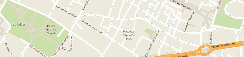Mappa della impresa vegni marcello a FIRENZE