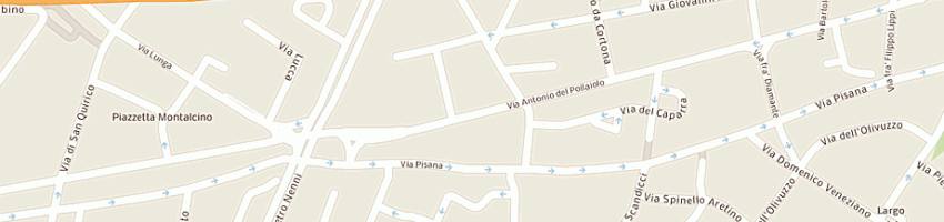 Mappa della impresa rossi roberto gomme a FIRENZE