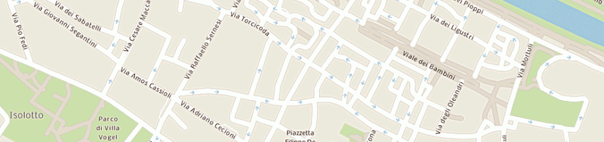 Mappa della impresa acconciature angela di pancari angela a FIRENZE