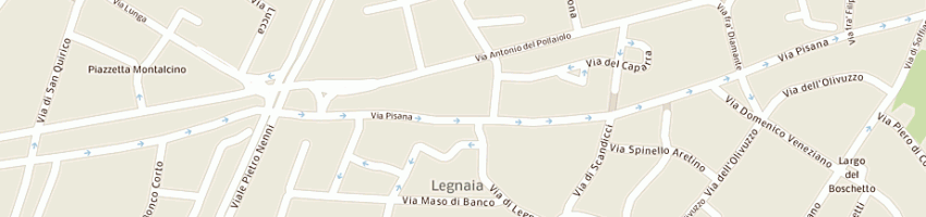 Mappa della impresa chiesa cattolica parrocchiale s angelo a legnaia a FIRENZE