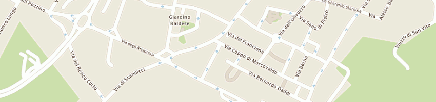 Mappa della impresa mugnaini e tinacci a FIRENZE