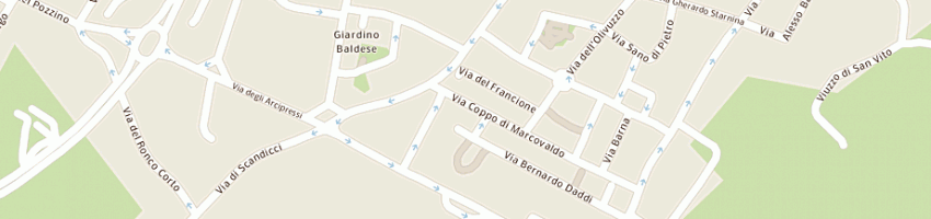 Mappa della impresa pini anna a FIRENZE