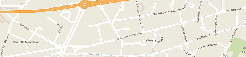 Mappa della impresa editrice clinamen a FIRENZE