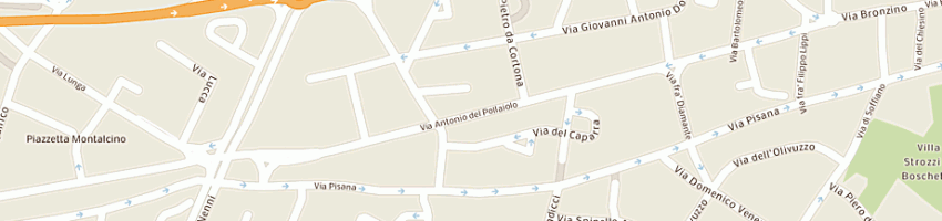 Mappa della impresa poldo di buzzi claudio e c sas a FIRENZE