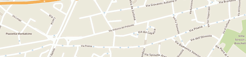Mappa della impresa vetrauto one srl a FIRENZE
