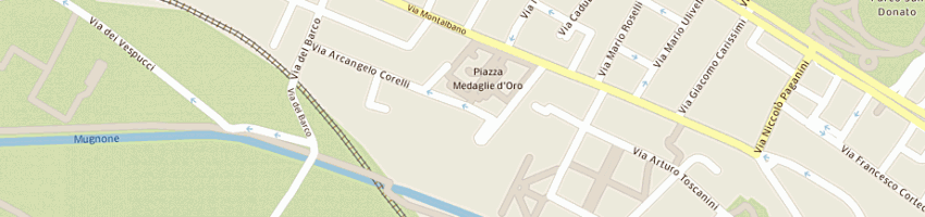 Mappa della impresa circolo scherma firenze raggetti a FIRENZE