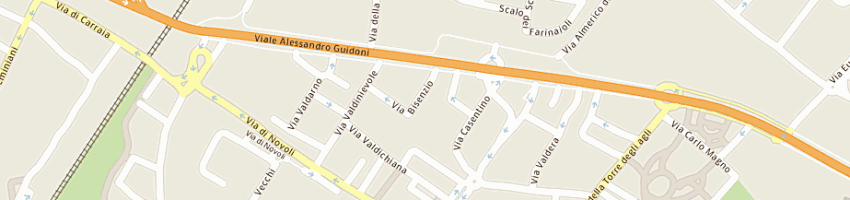 Mappa della impresa pulitezza snc a FIRENZE