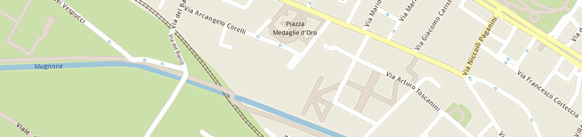 Mappa della impresa polisportiva novoli a FIRENZE