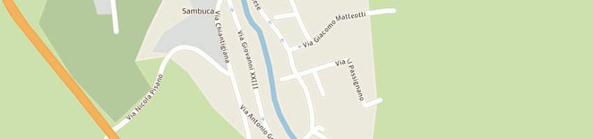 Mappa della impresa baldi sira a TAVARNELLE VAL DI PESA