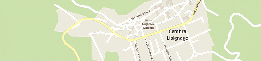Mappa della impresa l'angolo dell'estetica di peratoner silvana a CEMBRA
