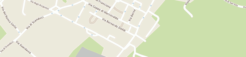Mappa della impresa meriggi lorenzo a FIRENZE