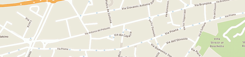 Mappa della impresa bandinelli tosca a FIRENZE
